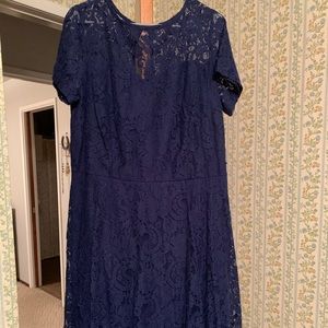 Navy Lace Dress